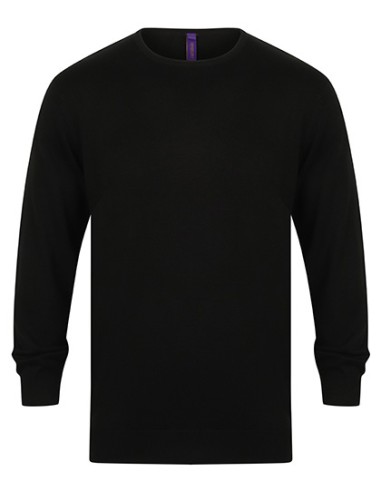 H-H725-Mens Lightweight Crew Neck Jumper